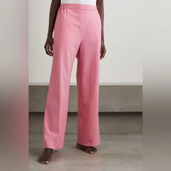 SET SLEEPER Off The Duty piped crepe pajama shirt and pants